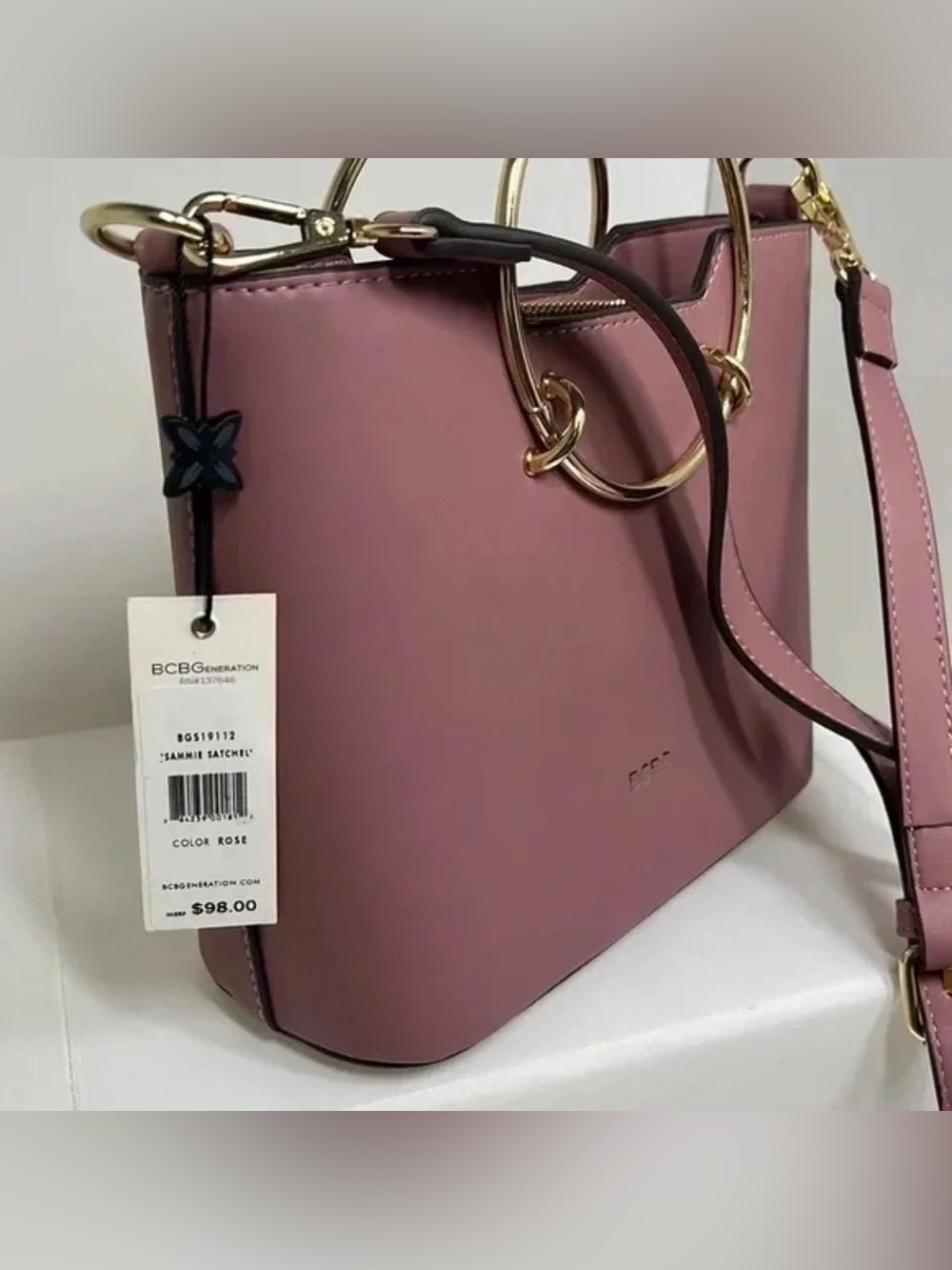 BCBGENERATION | Sammie Satchel In Rose Beach Spring - Picture 3 of 10